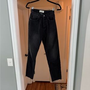 We The Free Men's Dark Gray Straight Jeans